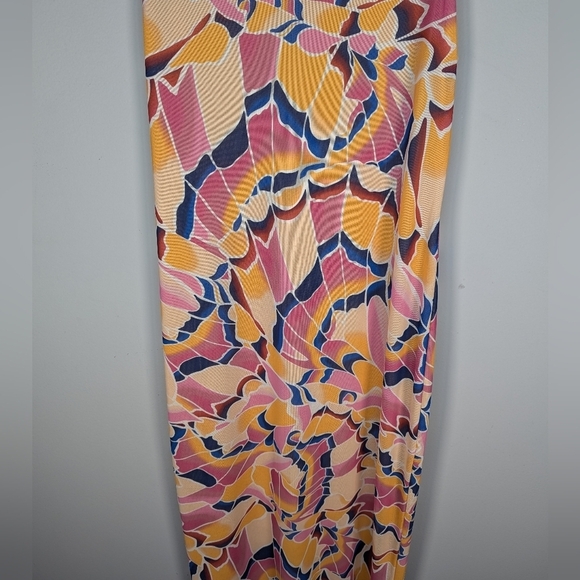 NWT AFRM sleeveless mock neck bodycon maxi dress size womans medium - Picture 4 of 5